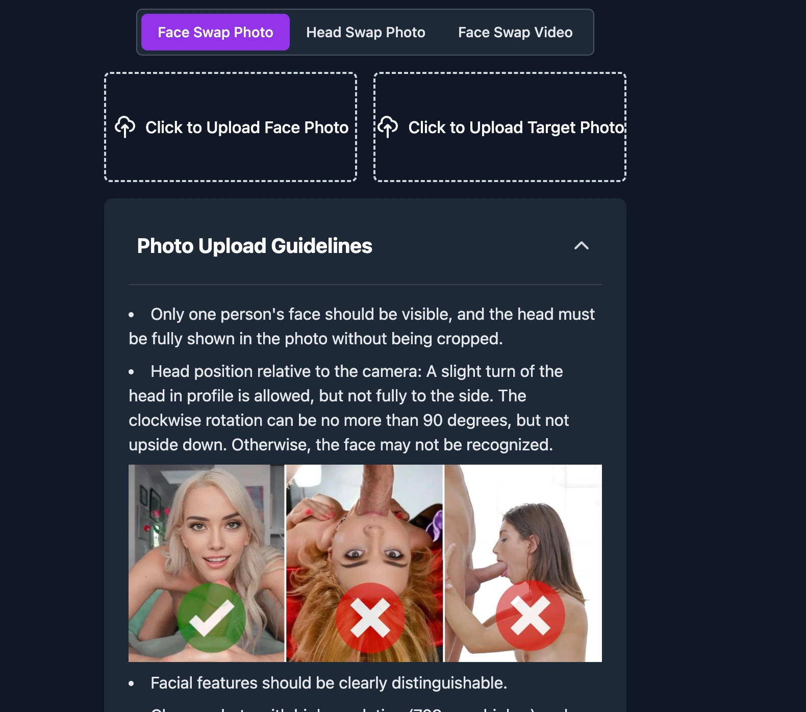 DeepStrip faceswap tool